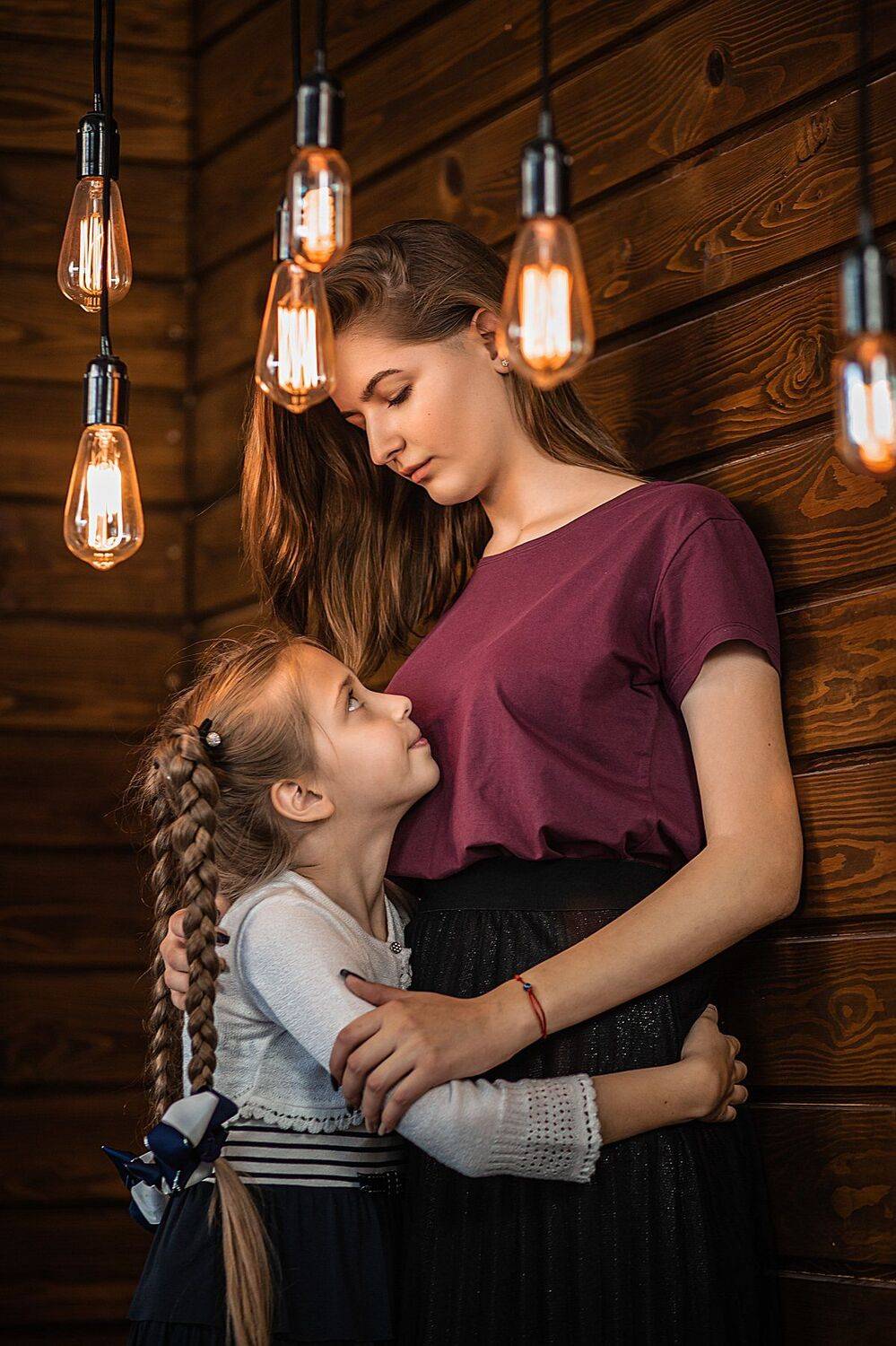 девочки, сёстры, фотосессия, студия, сёстры, дети, семейная фотосессия, Владимир Васильев