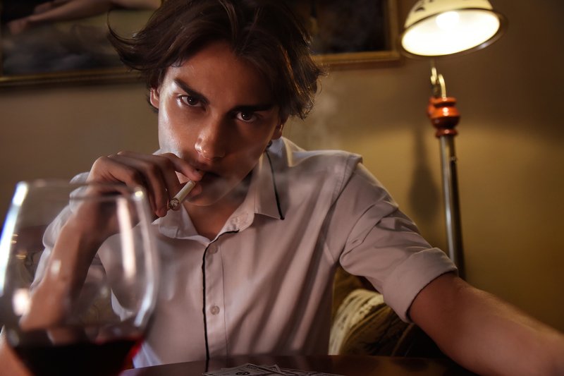 портрет, модель, студия, portrait, fashion, model, guy Серия Visits фото превью