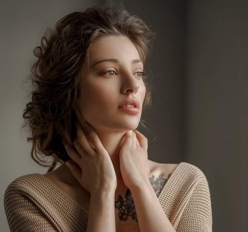 portrait, model, eyes, модель, портрет Natasha фото превью