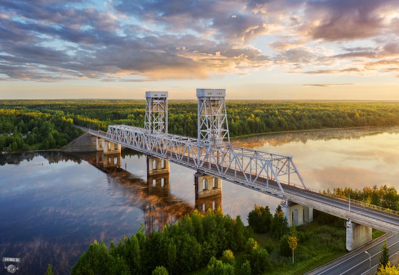 Мост через реку Свирь около Лодейного поля фото превью