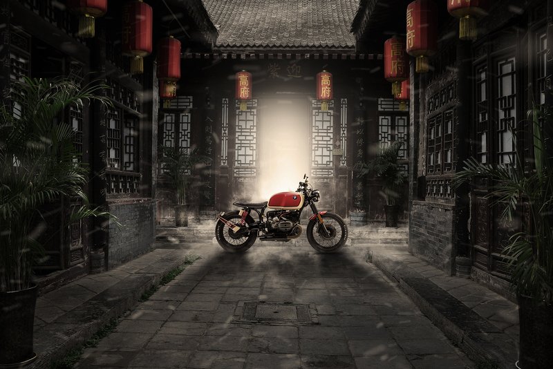 motorcycle, harley-davidson, bmw, custom Custom biles фото превью