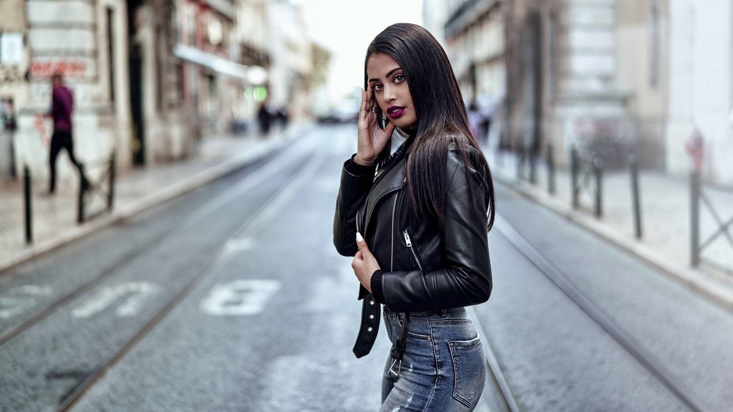 street lisbon portugal fashion woman, Pedro Courelas