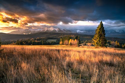 Morning at the Tatras