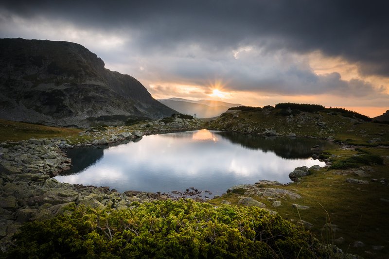 rila, bulgaria, summer, sunset Bye bye sun фото превью
