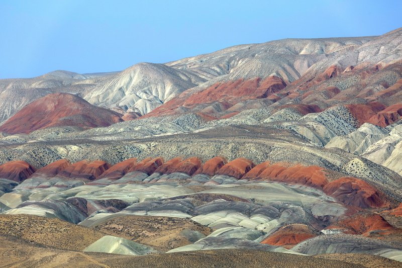Цветные горы Азербайджан. фото превью