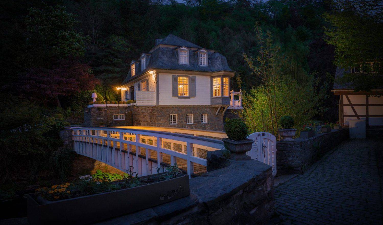 вечер, германия, моншау, monschau, deutschland, abend, Виктор Климкин