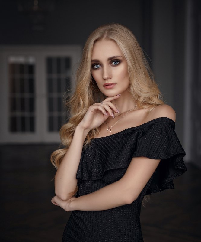 portrait model eyes модель портрет Lena фото превью