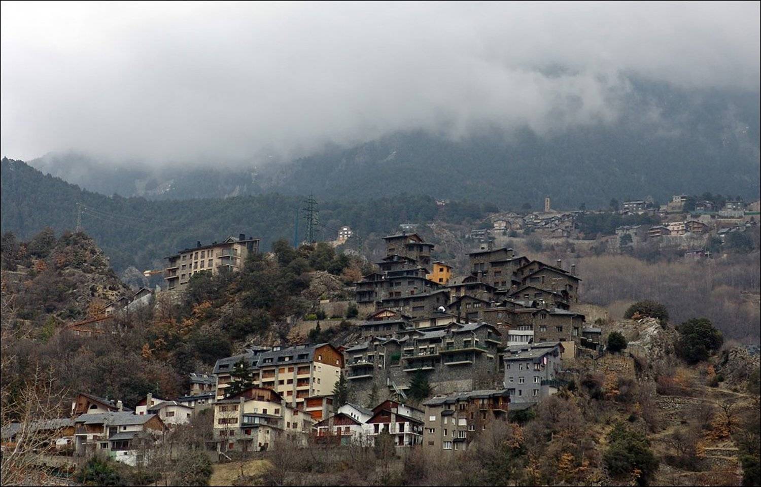 горы, андорра, туман, Тарасов Алексей