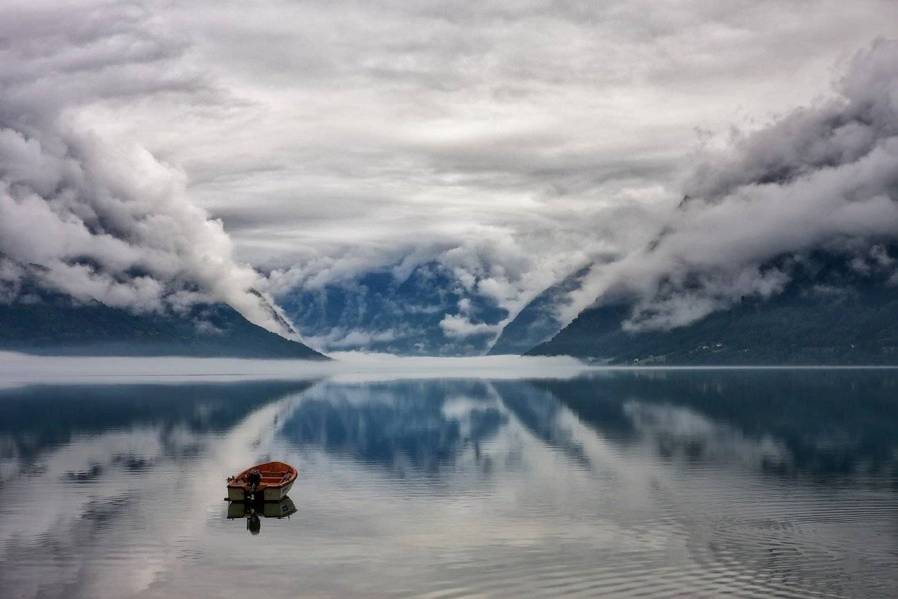 норвегия,июль,горы,фьерд,облака,туман., СПИРИДОНОВ НИКОЛАЙ