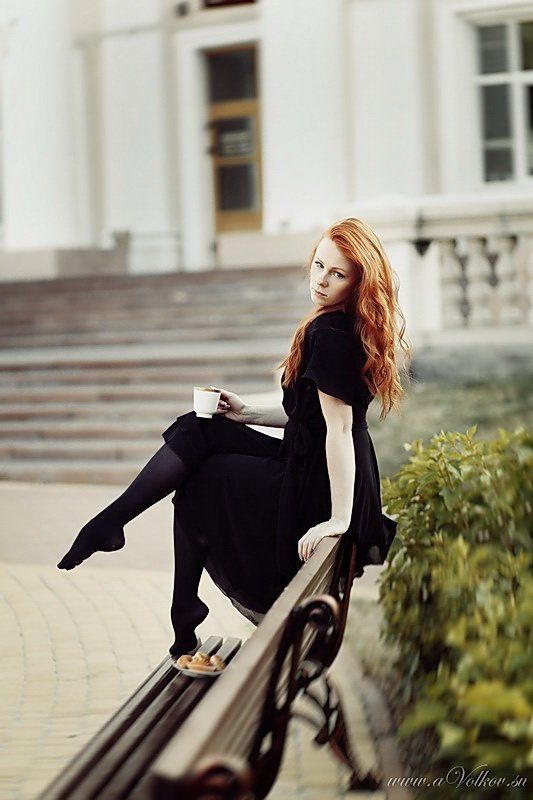 утро, девушка, кофе Morning coffe фото превью