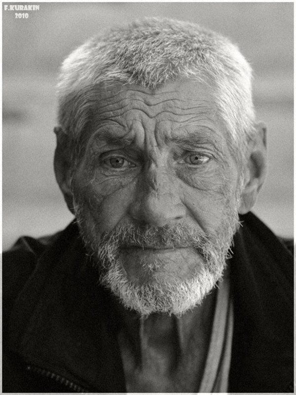 мужчина, портрет, лица, люди, жанровый портрет Старый сиделец... фото превью