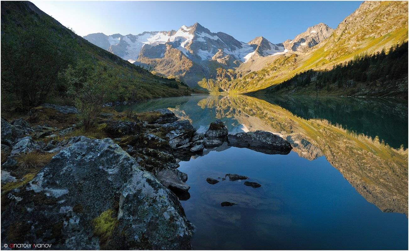горный алтай, катуньский хребет, мультинские озера, озеро поперечное, Анатолий Иванов