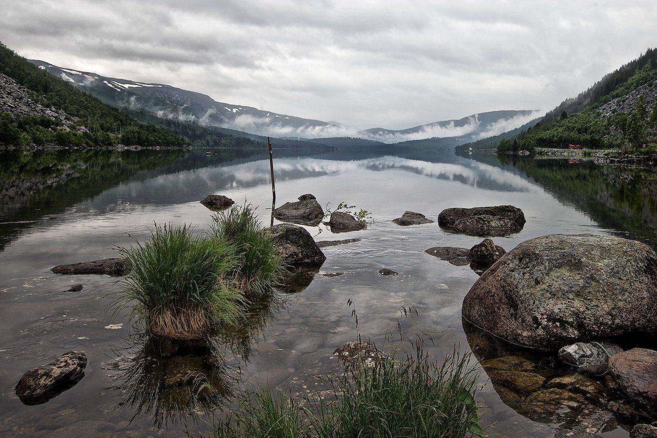 норвегия,июль,озеро,горы,облака., СПИРИДОНОВ НИКОЛАЙ