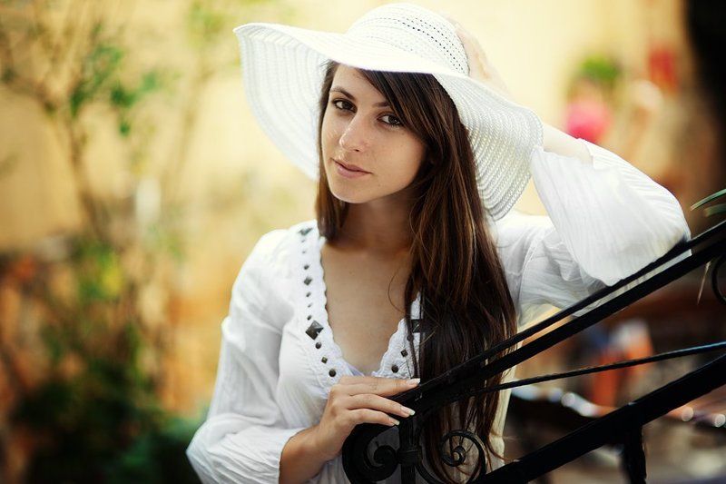 alex, girl, hat  фото превью