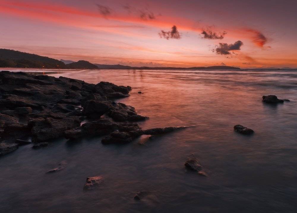 thailand, sunset, ocean, Boris Bogdanov