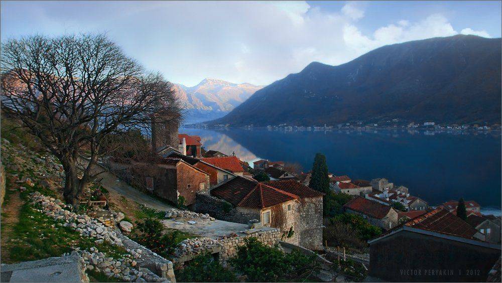 черногория, пераст, залив, perast, montenegro, kotor, Виктор Перякин