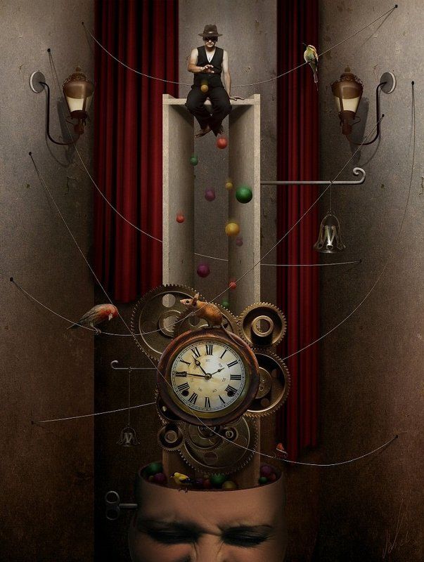 арт,фото Сумбурный цирк подсознания фото превью