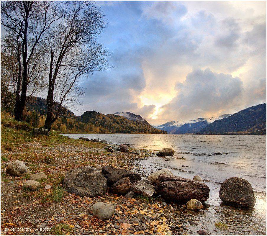 горный алтай, телецкое озеро, осень, Анатолий Иванов
