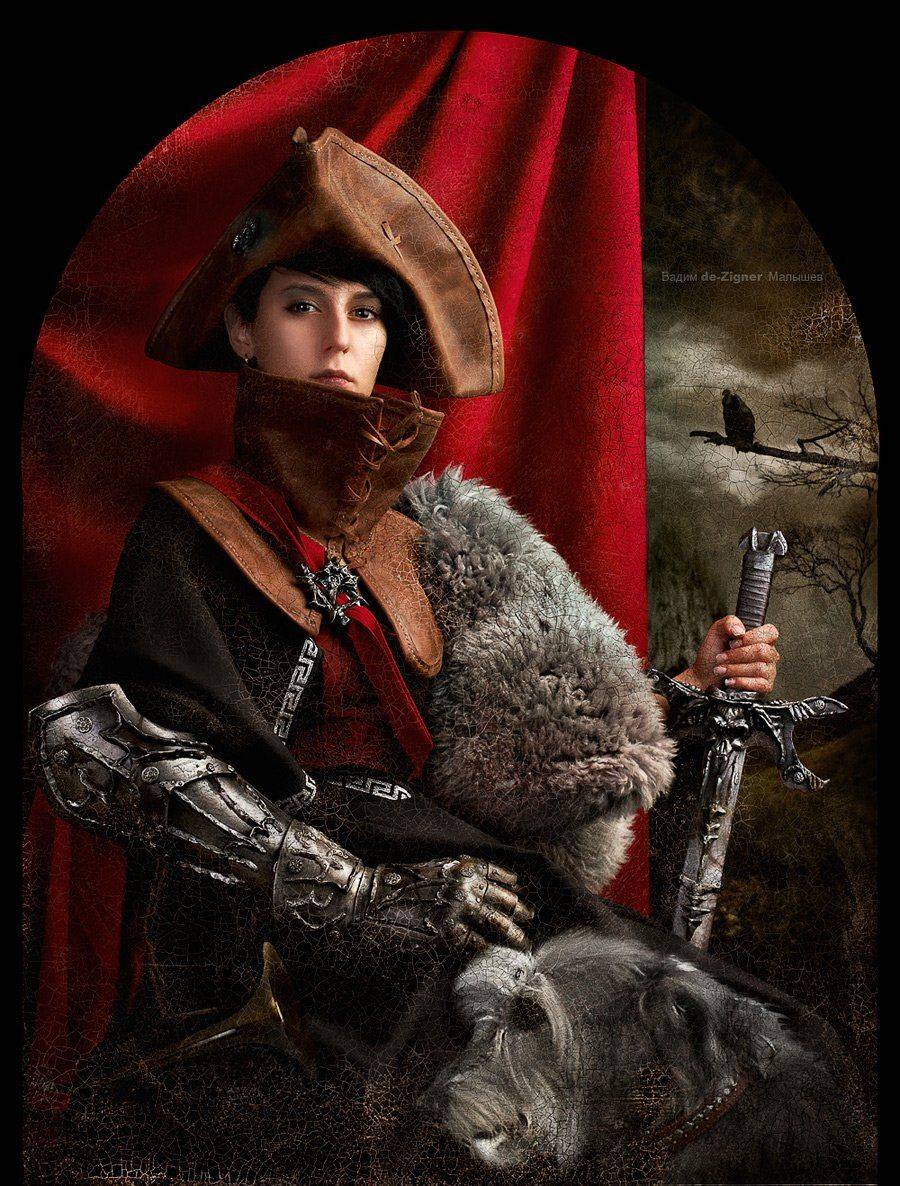 живопись, портрет, рыцарь, возрождение,, Вадим de-Zigner Малышев