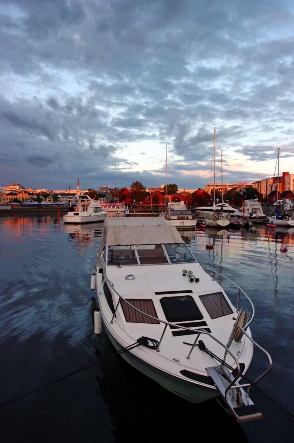 море, закат, небо, облака, яхта, лодка, Арсен Алабердов