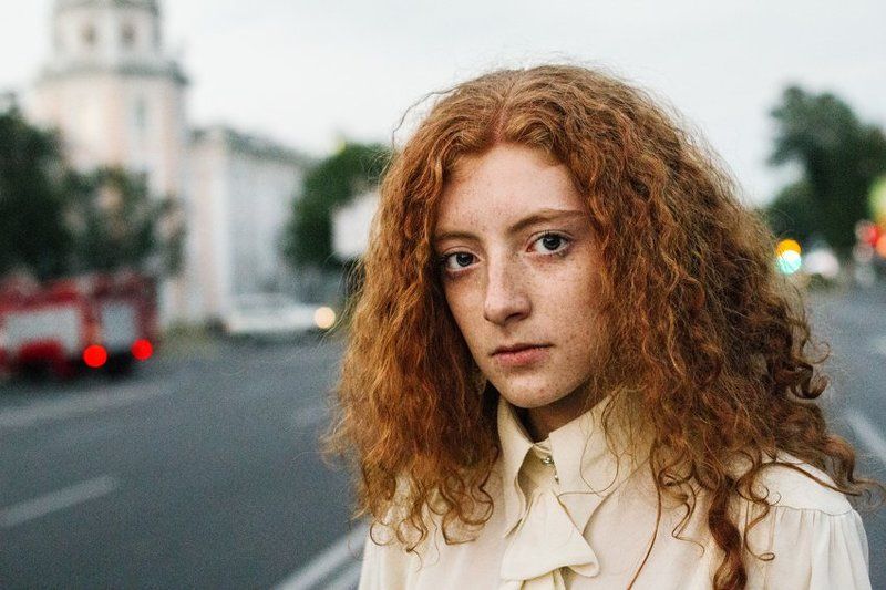 портрет девушки,девушка,portrait girl Незнакомка. фото превью