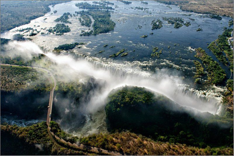 водопад виктория,замбези Водопад Виктория. фото превью