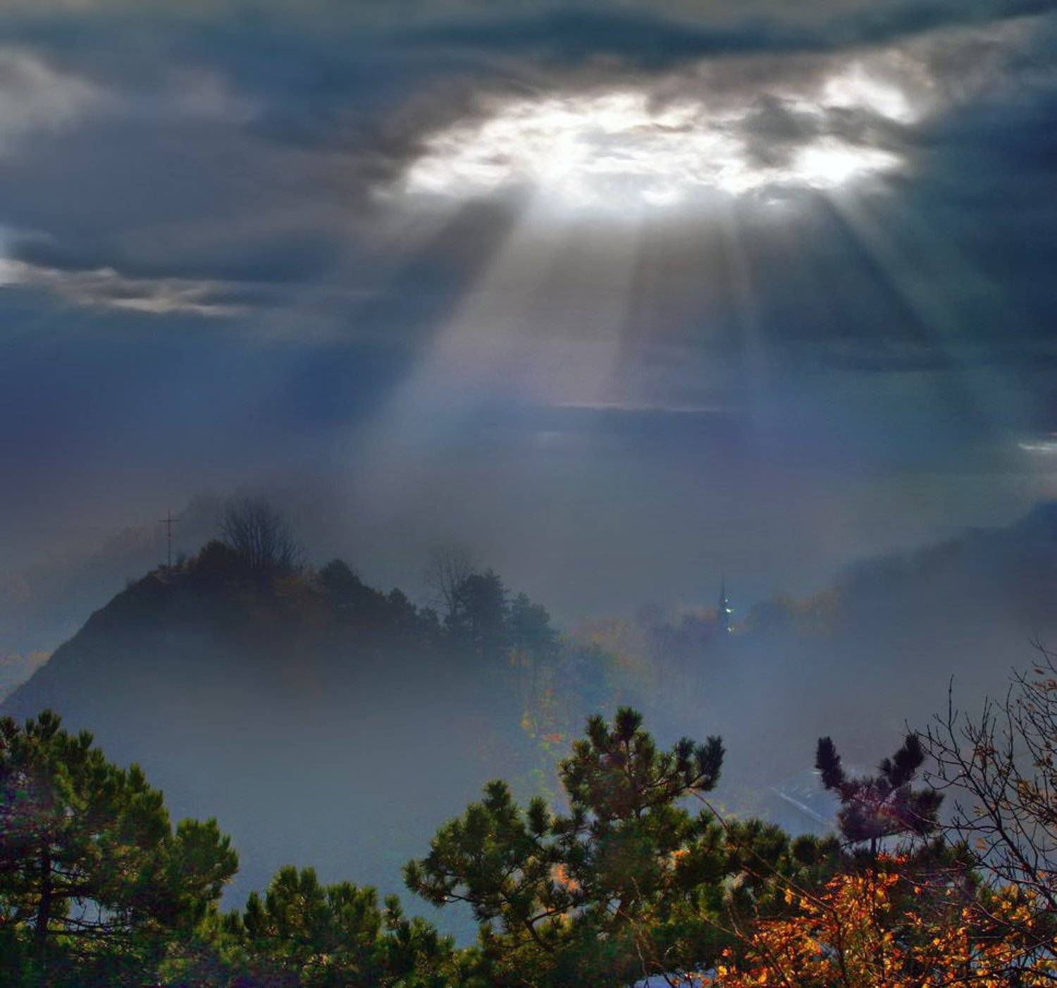 украина, каменец-подольский, львов, туман, Melnik-oy Serg-N-