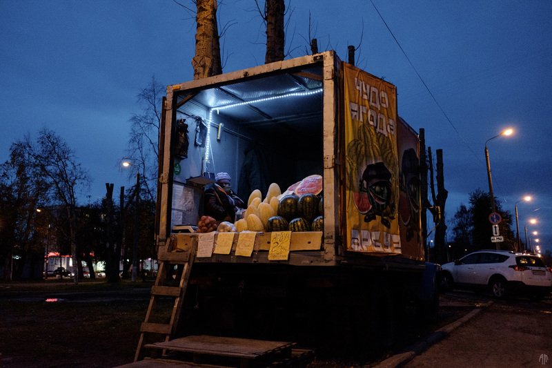 уличная фотография, streetphotography, ночь, Тоскливой октябрьской ночью фото превью