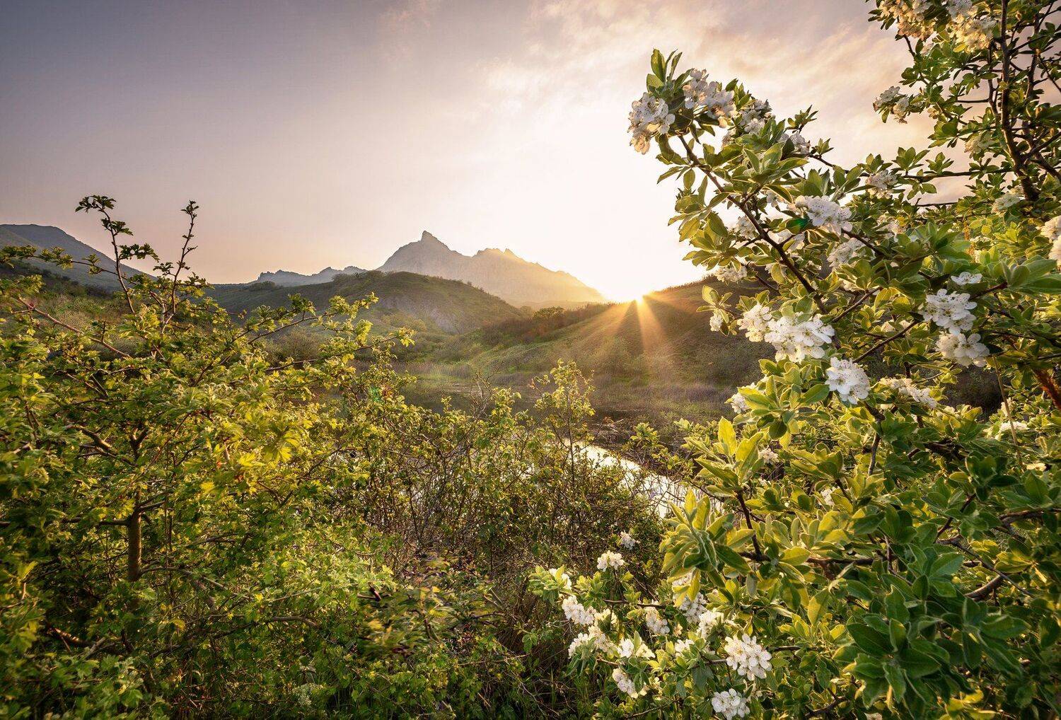закат, горы, крым, Андрей Грибов