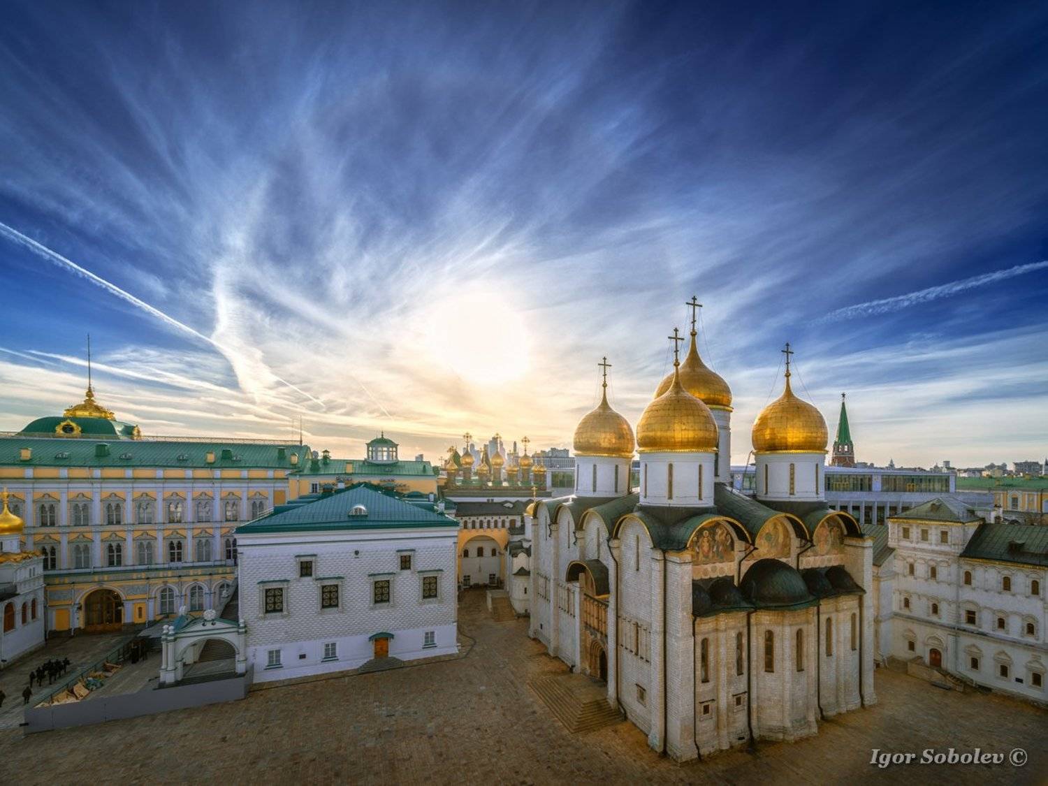 гало, москва, успенский собор, кремль, halo, moscow, assumption cathedral, kremlin, Игорь Соболев
