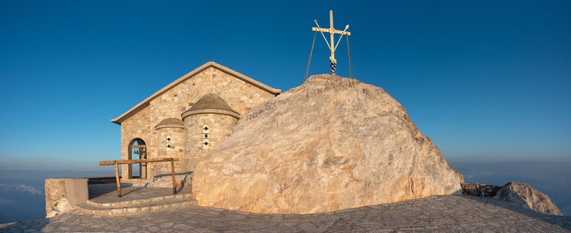 рассвет, греция, горы, море, афон, landscape, православие, религия На пике фото превью
