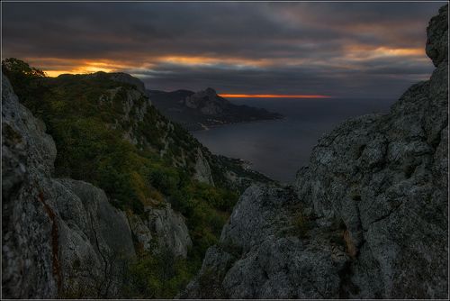 Рассвет над морем