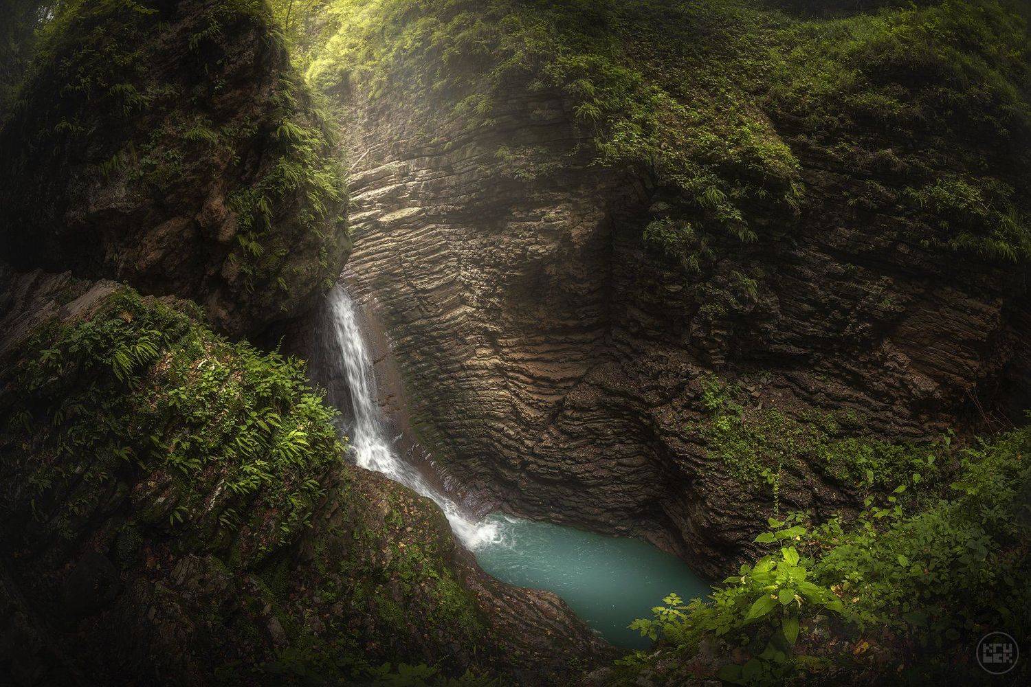 водопад, адыгея, руфабго, KrubeK