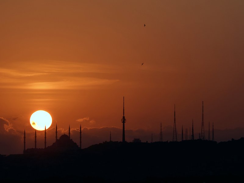 istanbul, стамбул, турция, путешествия, архитектура, olympus, em10 Мечеть Эрдогана на рассвете фото превью
