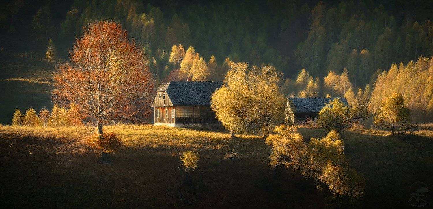 румыния, трансильвания, карпаты, горы, осень, хутор, пейзаж, Анатолий Гордиенко