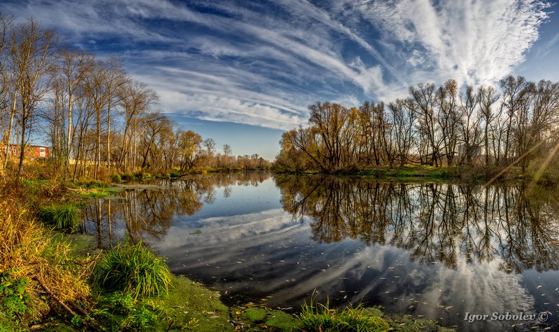 пейзаж, панорама, осень, landscape, panorama, autumn Притяжение силы фото превью