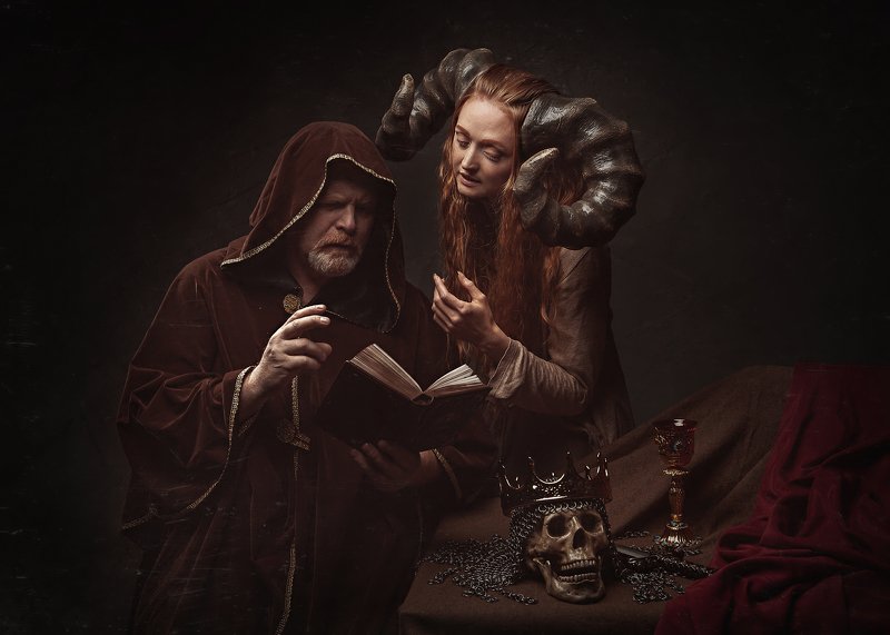 фавн фавнеса фатуя рога фэнтези сказка история книга прорицание предсказание череп Прорицание Фатуи фото превью