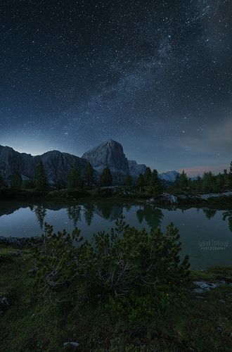 Ночной пейзажик из летних Доломит