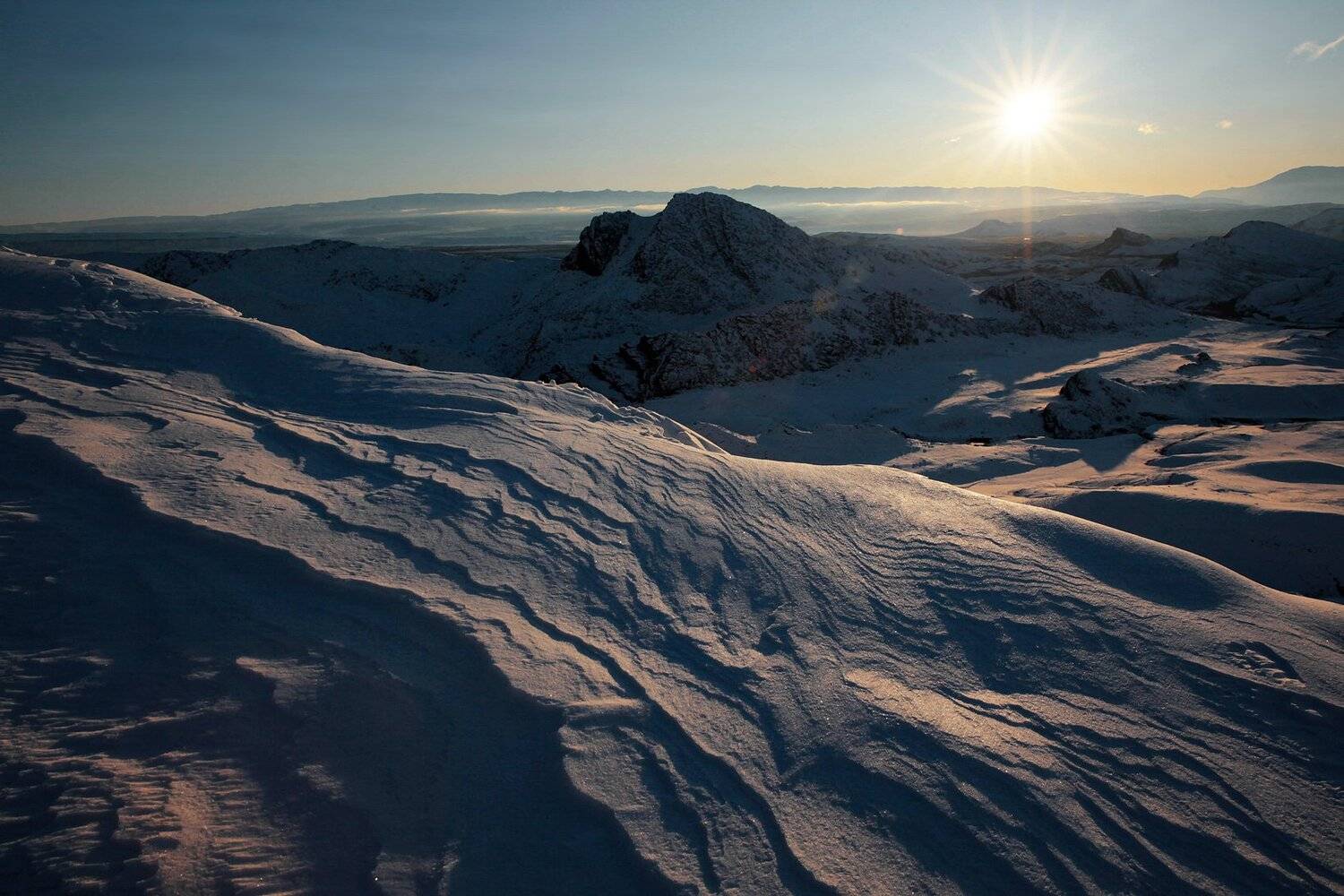 закат,зима,солнце,просторы,вечер,горы,дагестан, Marat Magov