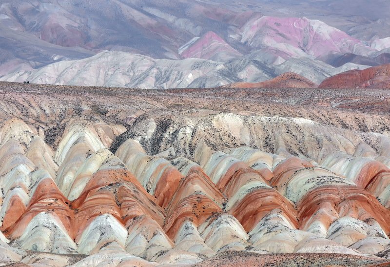 Цветные горы Азербайджан. фото превью