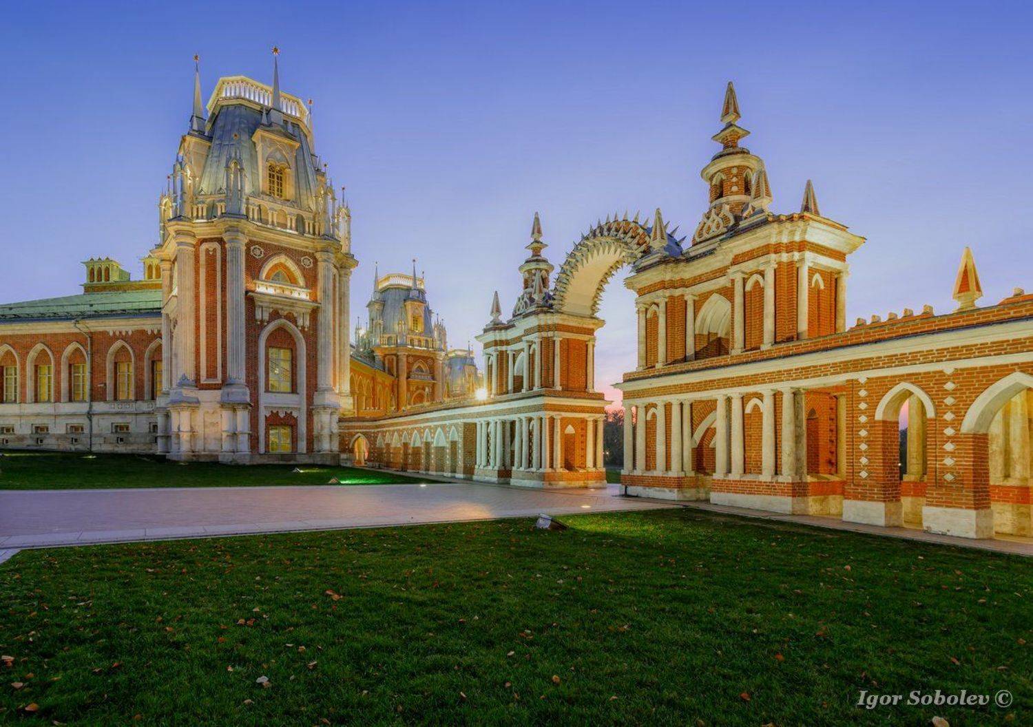 Царицыно, вечер, осень, Tsaritsyno, evening, autumn, Игорь Соболев