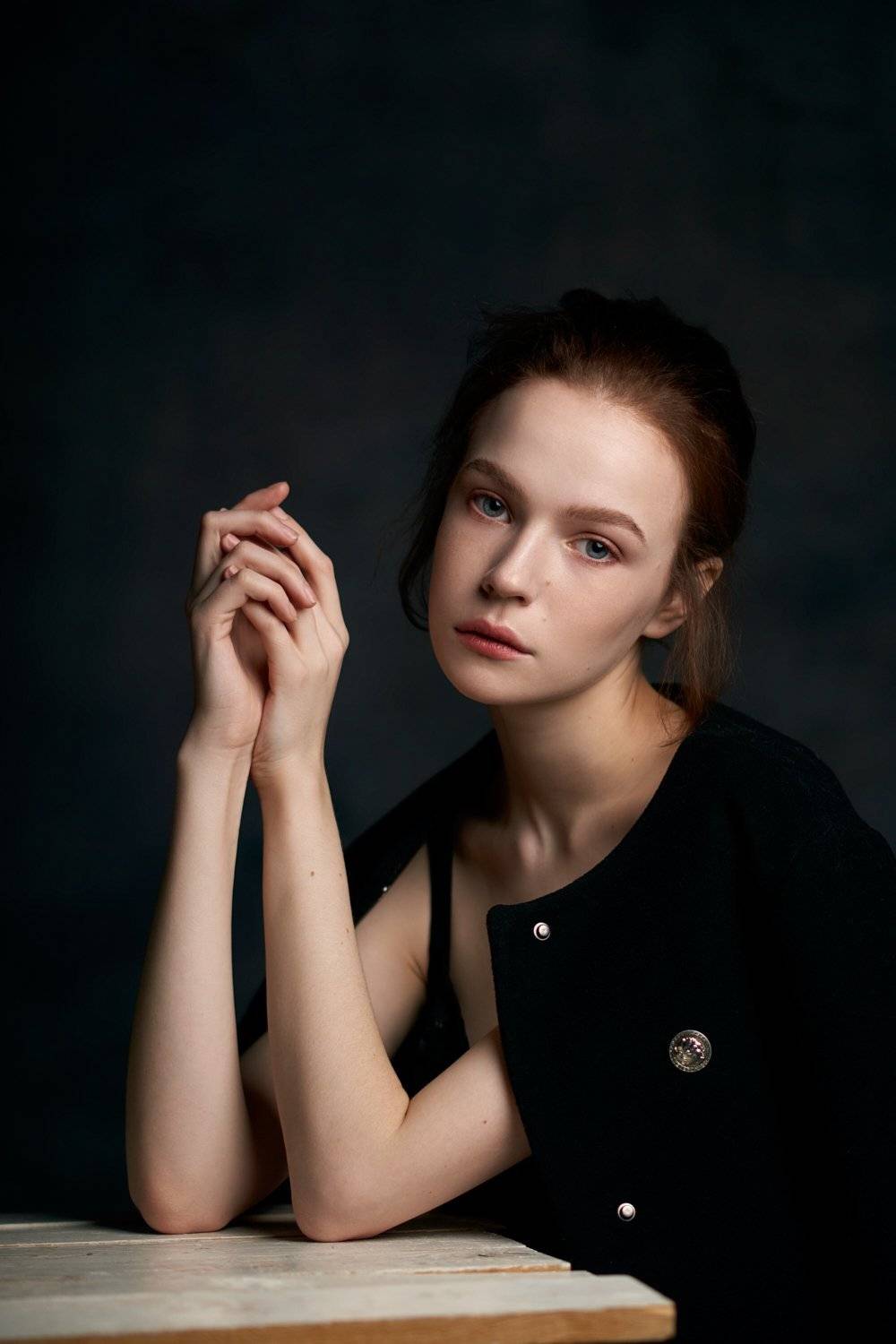 portrait, girl, lowkey, black, beautiful, pretty, eyes, lips, Наташа Высоцкая