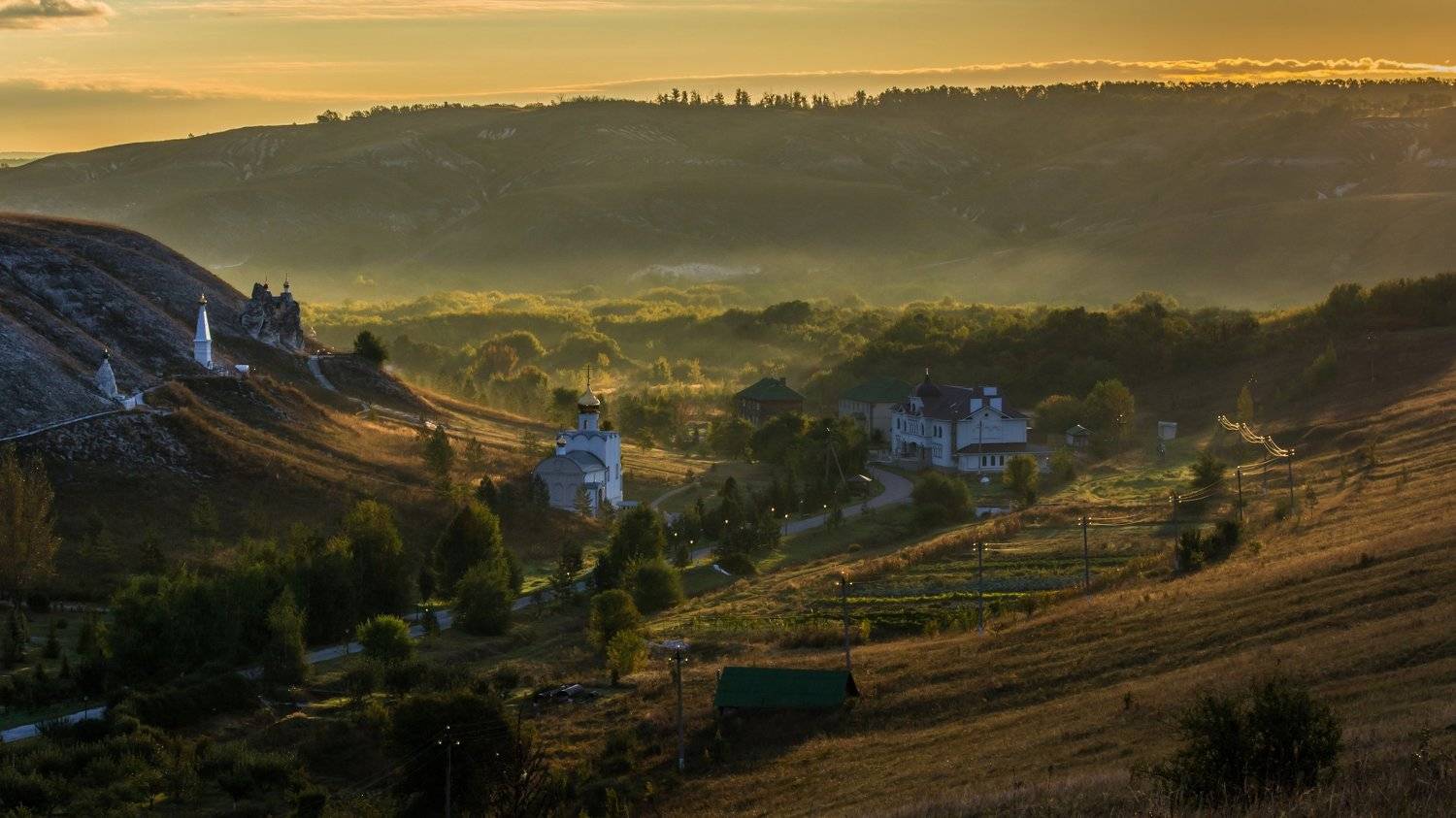 монастырь,костомарово,утро,рассвет,воронежская область, Александр Литвишко
