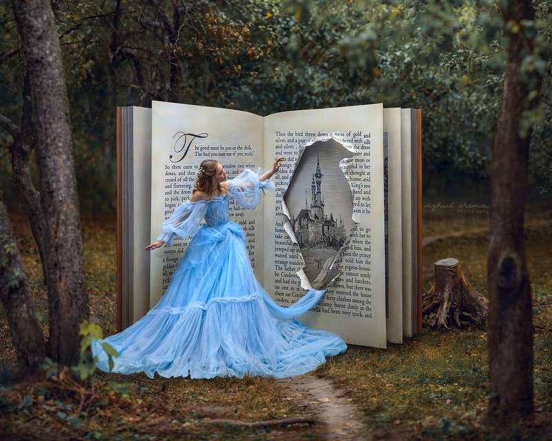 portreit people girl woman irinadzhul dzhulirina forest cinderella Cinderella фото превью