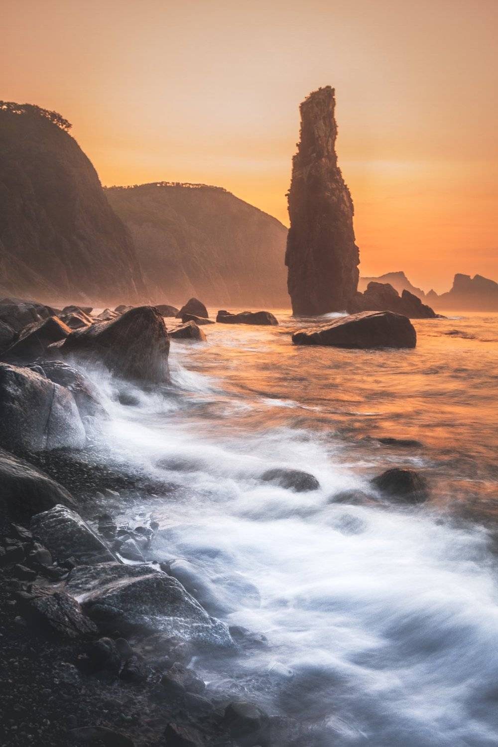 пейзаж море кекура скала landscape sunset sunrise рассвет закат, Иван Мамонов