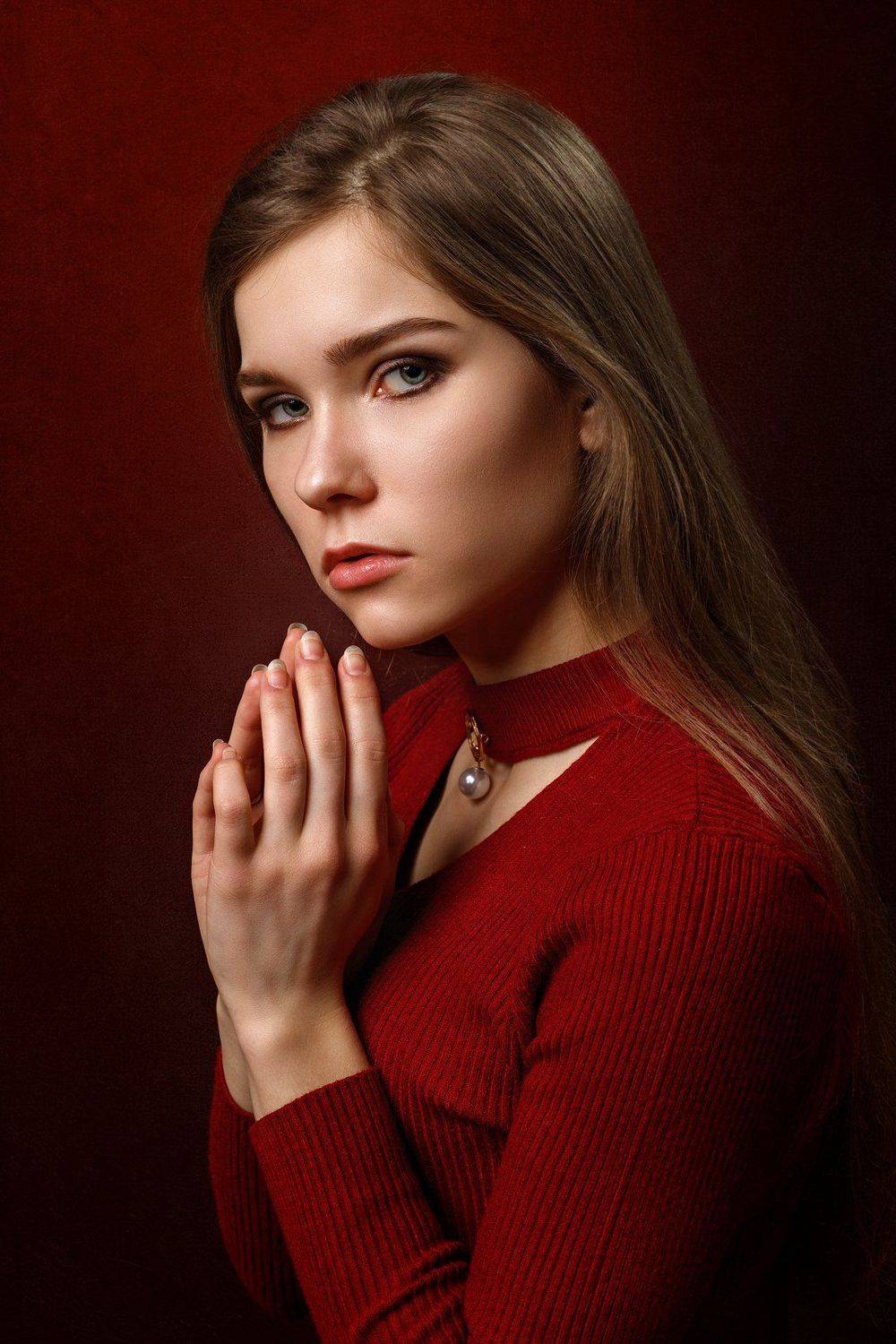 портрет, девушка, Сергеев Сергей