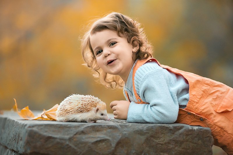 фотограф, зеркальный фотоаппарат canon mark iii, фотопрогулка, девочка, осень, закат, ребенок, детская фотосессия, детский фотограф, малышка, счастье, радость, улыбка, дети на фото, семейная фотография, любовь, ежик, восторг ***** фото превью