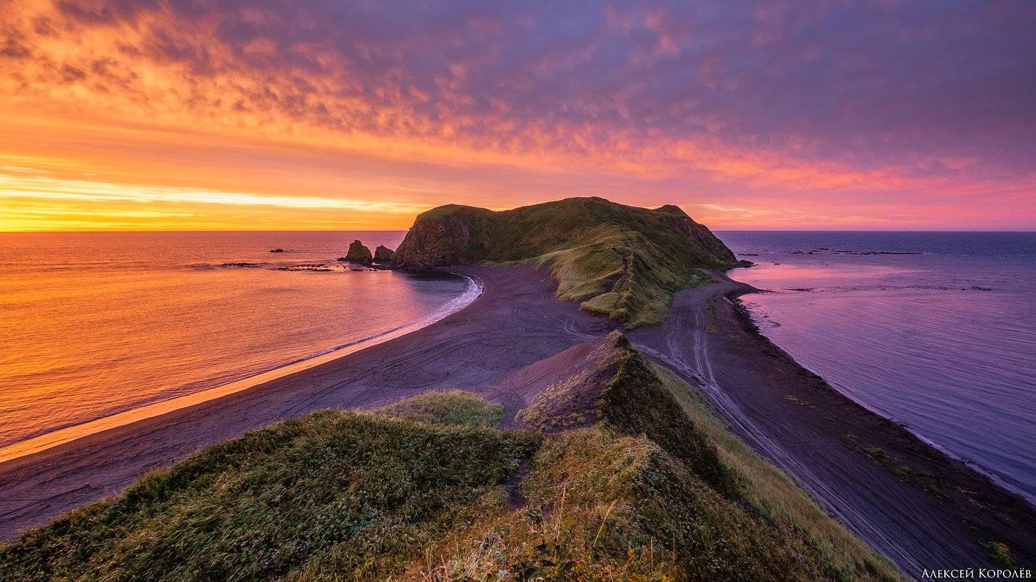 россия, дальний восток, сахалин, море, охотское море, восход, природа, пейзаж, russia, far east, sakhalin, sea, sea of okhotsk, sunrise, nature, landscape, hdr, Алексей Королёв