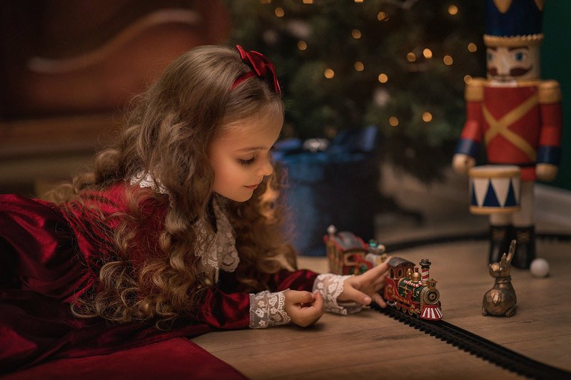 новый год, щелкунчик, сказка, детский портрет, детский фотограф  фото превью