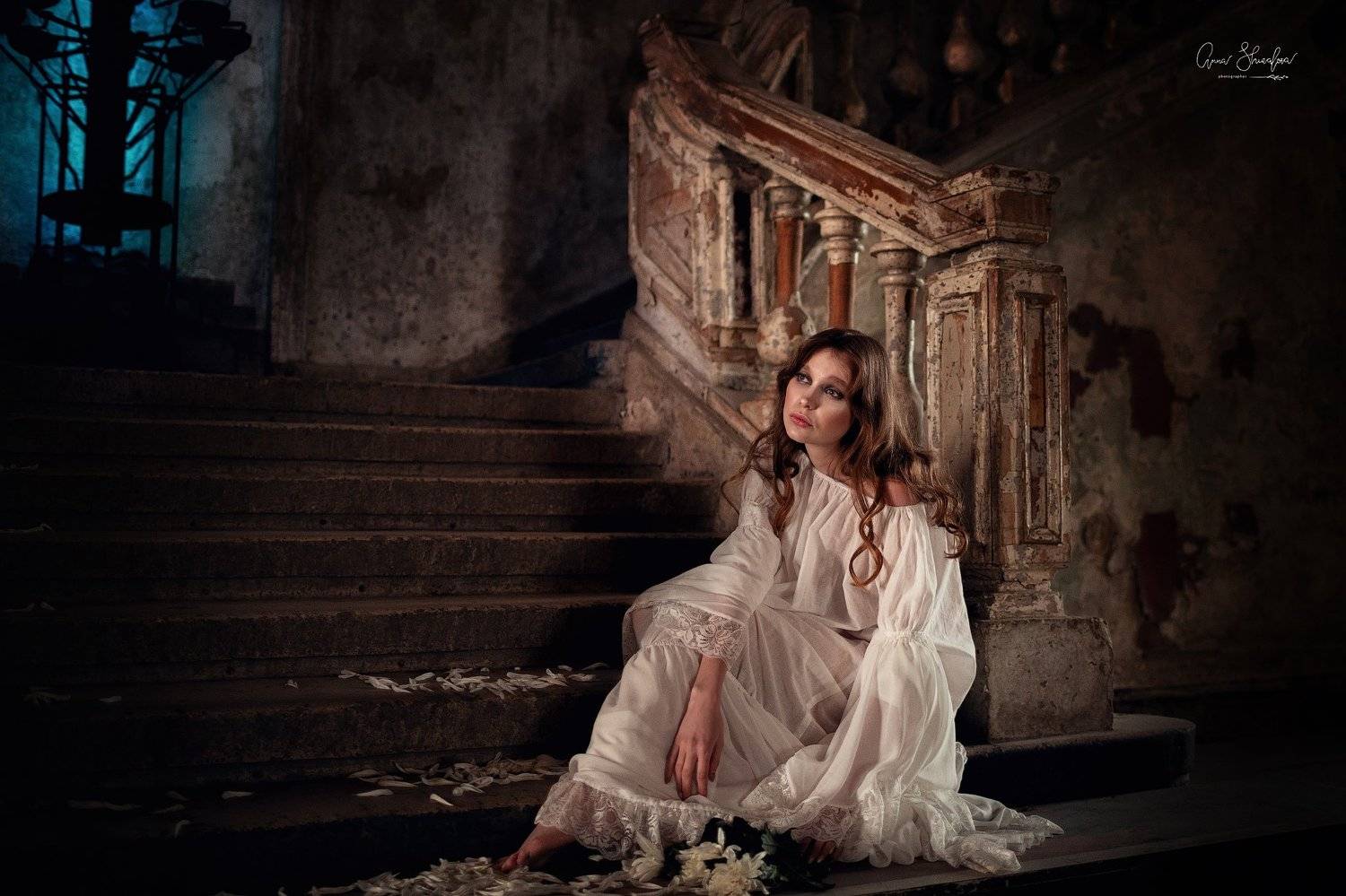 портрет красота девушка арт, Анна Шувалова